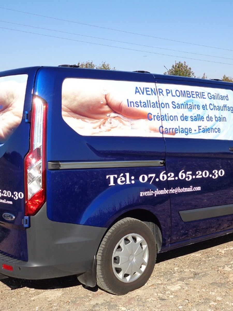 Le camion d'Avenir Plomberie